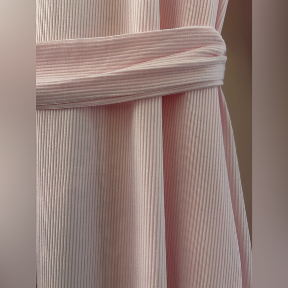 SKIMS Valentine’s Cherry Blossom Pink Soft Lounge Long Robe Medium Rib NWT New M - Picture 12 of 15